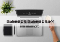 区块链硅谷公司[区块链硅谷公司简介]